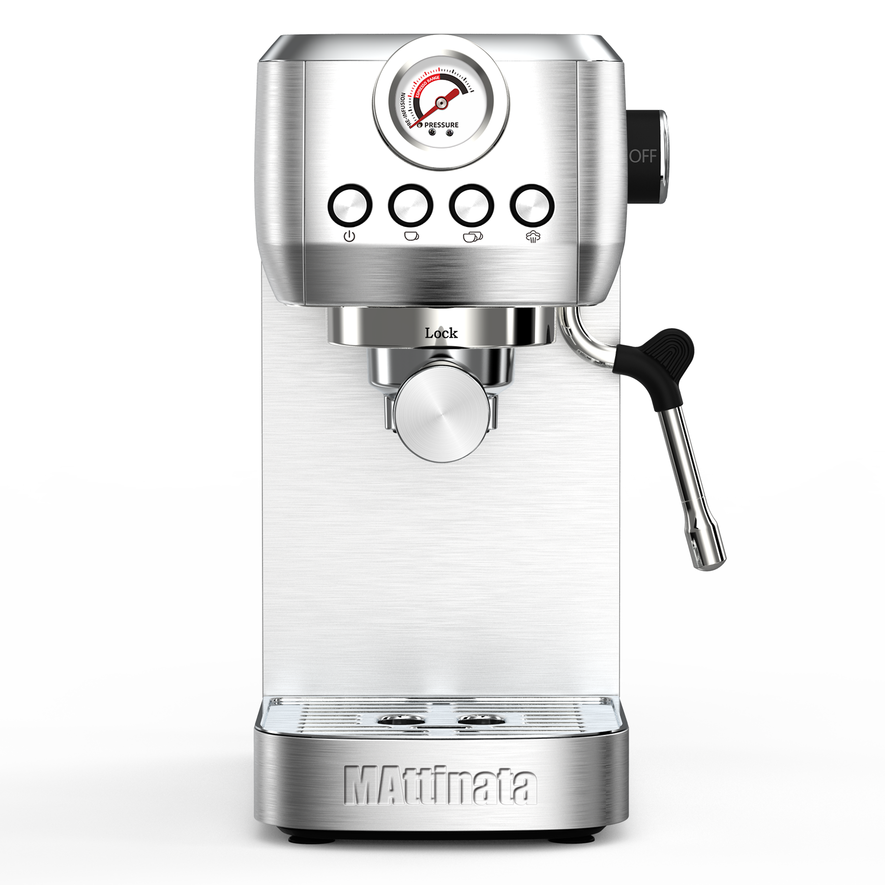 MAttinata Espresso Machine, 20 Bar Cappuccino Machine with Automatic Milk  Frother, Retro Coffee Machines for Home Latte Cappuccino Mom Dad Coffee