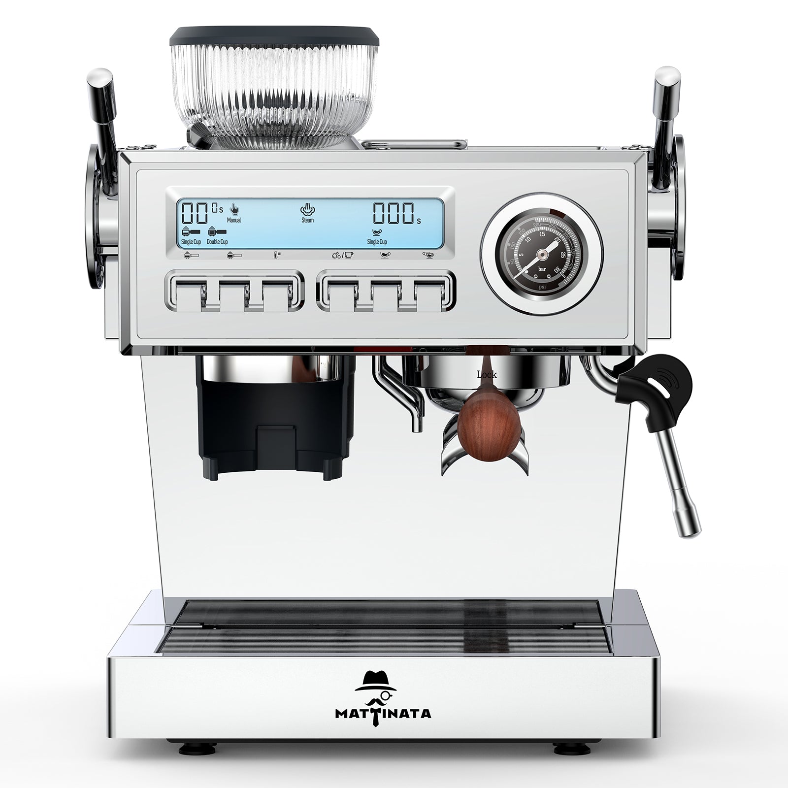 MAttinata CM1610A-CADENZA Espresso Coffee Machine with Grinder
