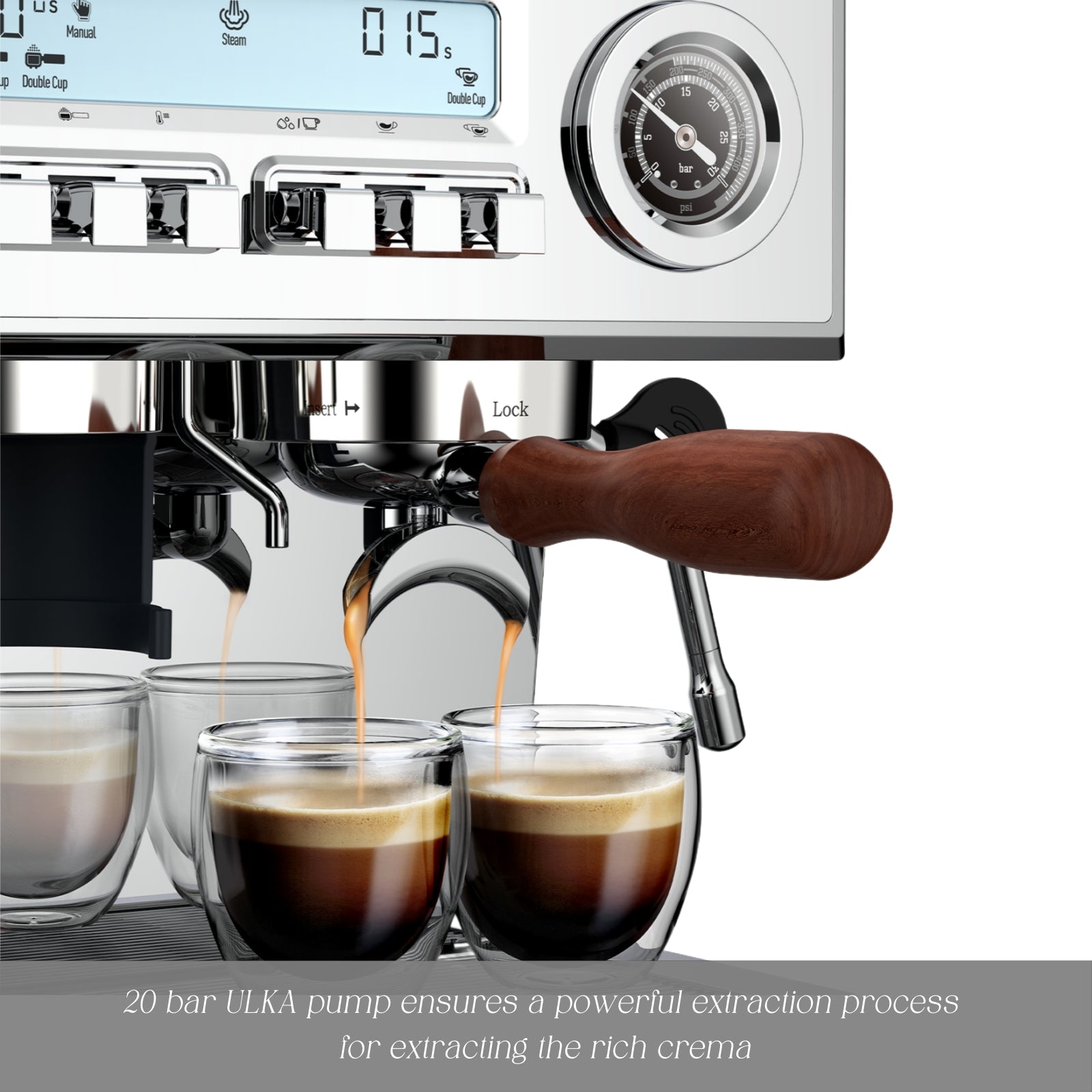 MAttinata CM1610A-CADENZA Espresso Coffee Machine with Grinder