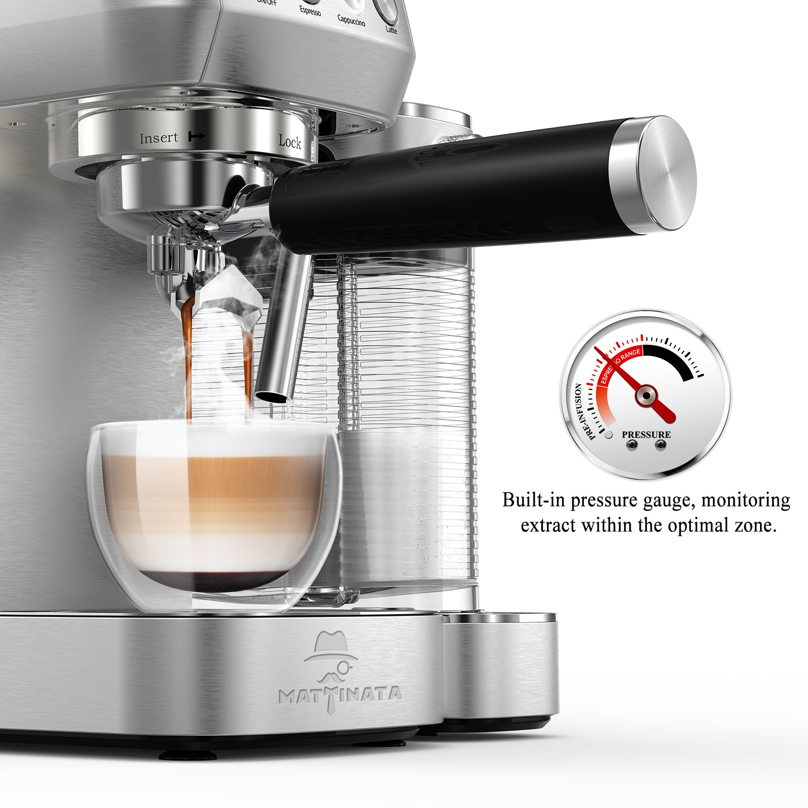 MAttinata I'Alba Pro High-End Cappuccino Machine
