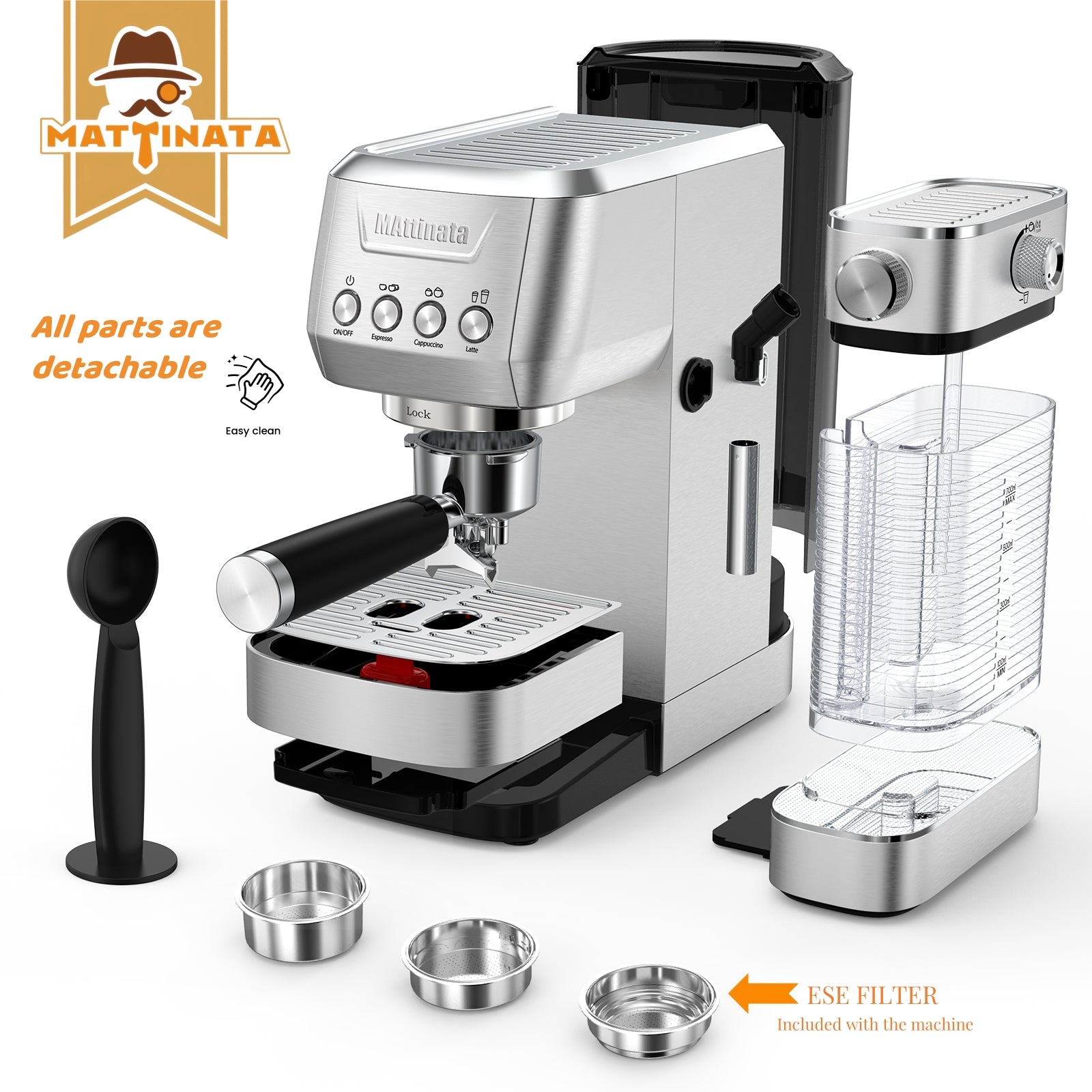MAttinata Mattino pro Cappuccino Machine
