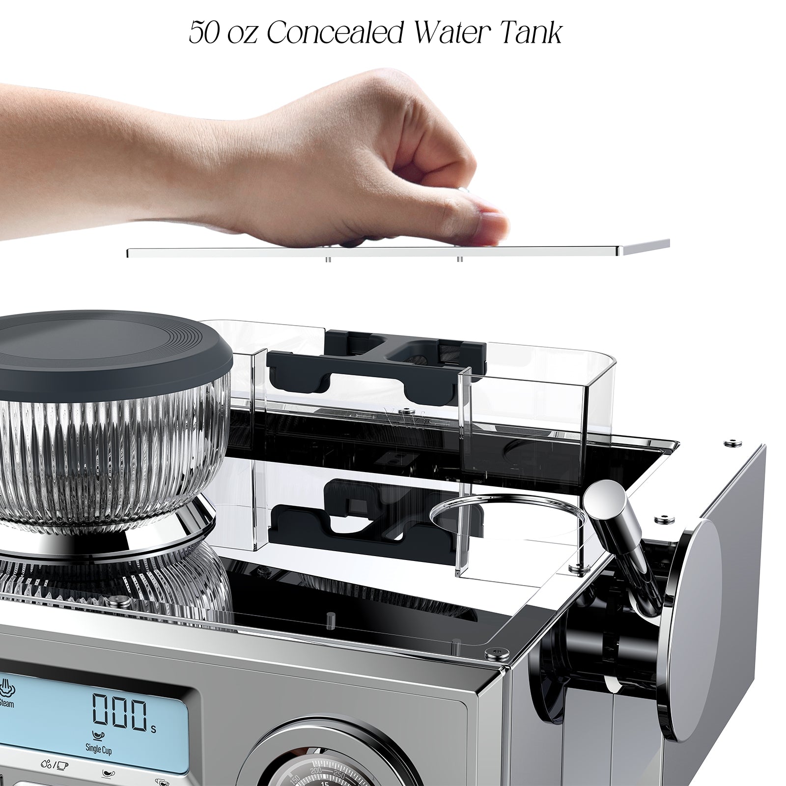 MAttinata CM1610A-CADENZA Espresso Coffee Machine with Grinder