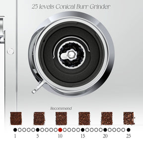 MAttinata CM1610A-CADENZA Espresso Coffee Machine with Grinder