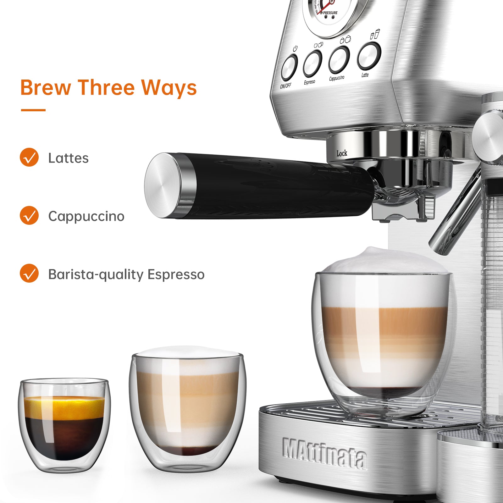 MAttinata I'Alba Pro High-End Cappuccino Machine