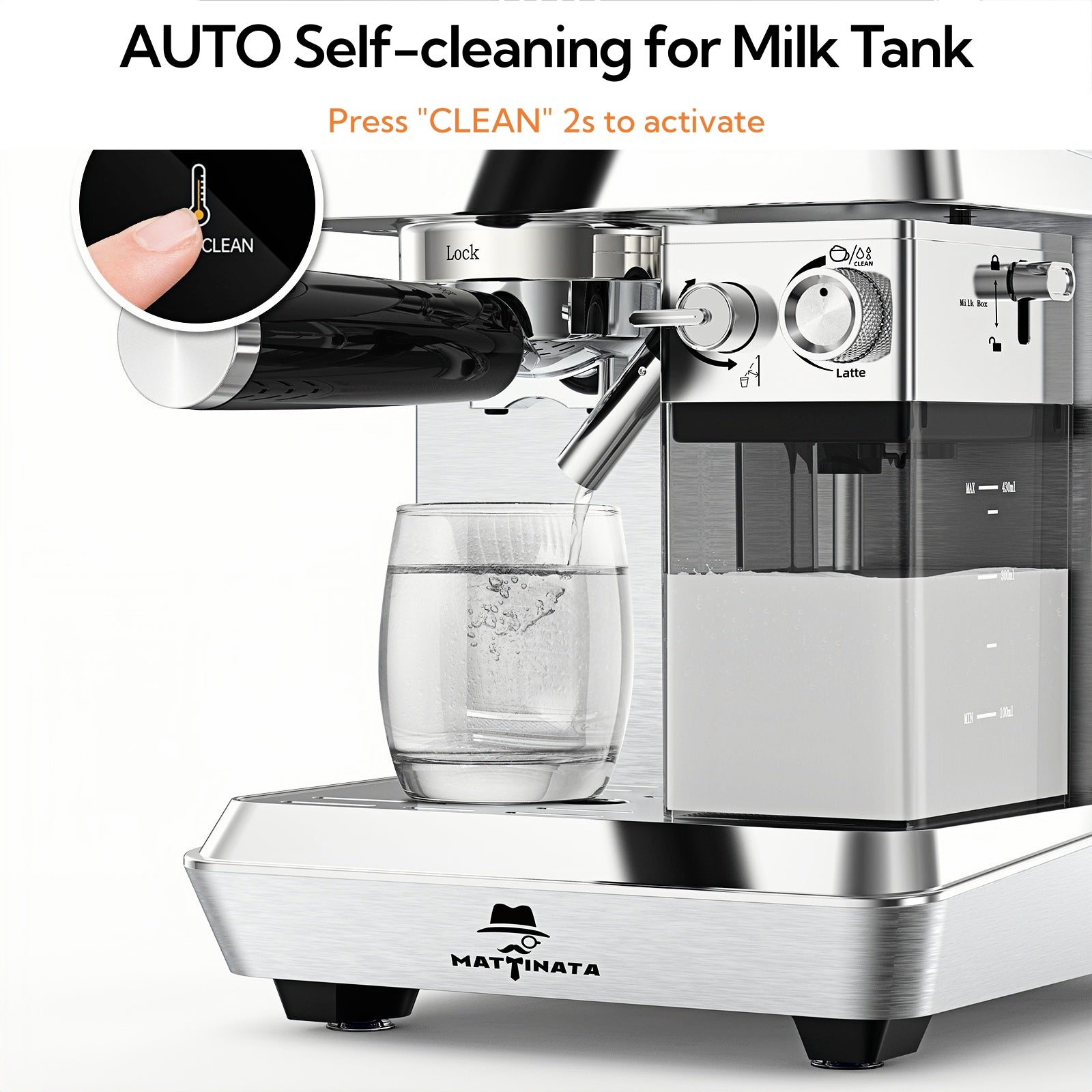 MAttinata Assapora Pro 20Bar Cappuccino Machine