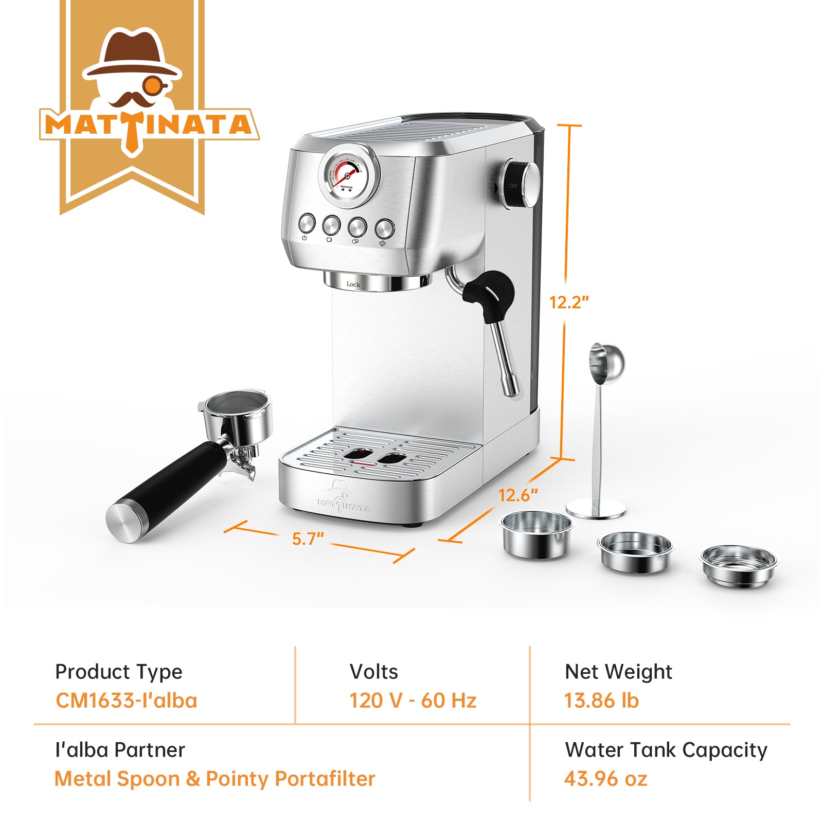 MAttinata I'Alba Espresso Machine